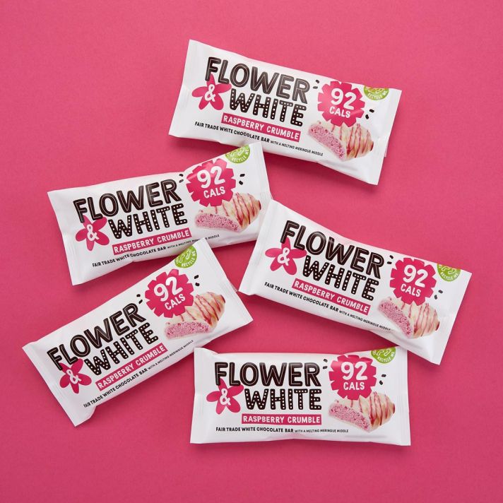 Flower & White Meringue Bar - Meringue Bar