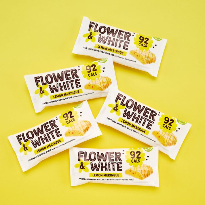 Flower & White Meringue Bar - Meringue Bar