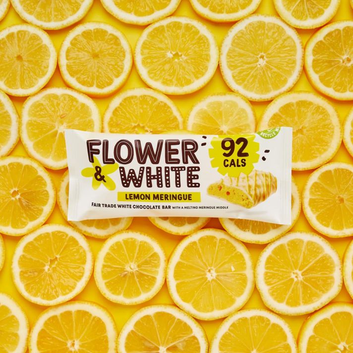 Flower & White Meringue Bar - Meringue Bar