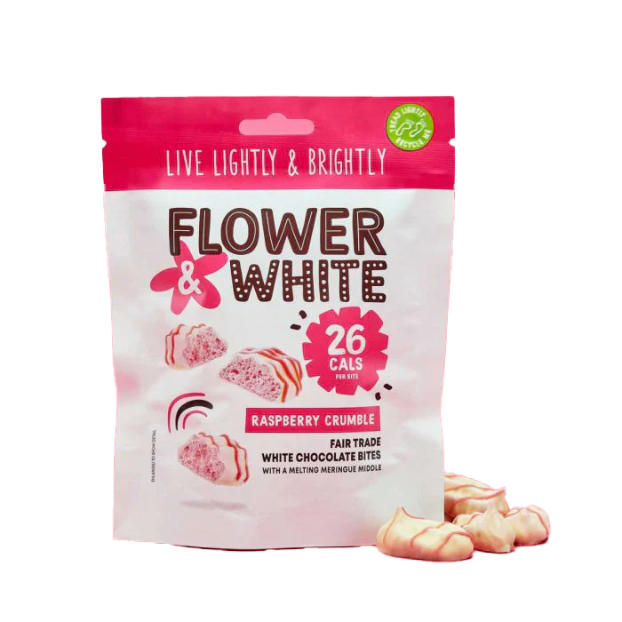 Flower & White Meringue Bites - Meringue Bar