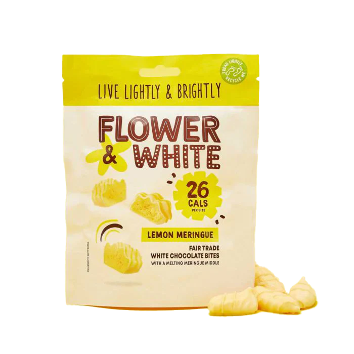 Flower & White Meringue Bites - Meringue Bar