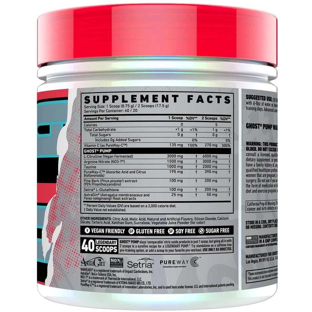 Ghost Pump V2 270g - MyGymSupplements