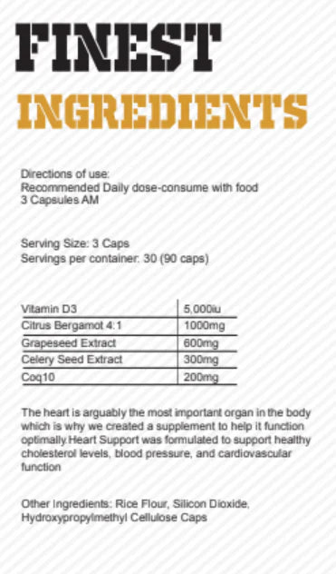 Gas Mark 10 Longevity Heart Support 90 Caps Health and Wellbeing