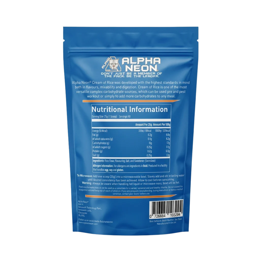 Alpha Neon Cream Of Rice 2kg