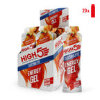 High5 Energy Gel Electrolyte Tropical flavor, 20-pack for multi-carbohydrate energy during workouts
