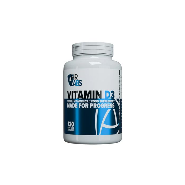 HR Labs Vitamin D3 - 120Softgels - Vitamins & Minerals