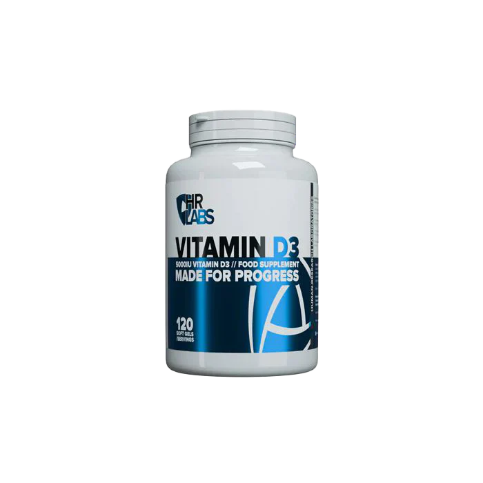 HR Labs Vitamin D3 - 120Softgels - Vitamins & Minerals