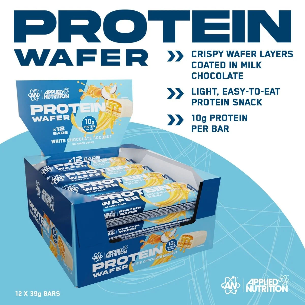 Applied Nutrition Protein Wafer 12x39g