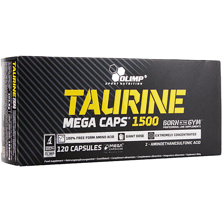 Olimp Sport Nutrition Taurine Mega Caps 1500 dietary supplement with 120 capsules