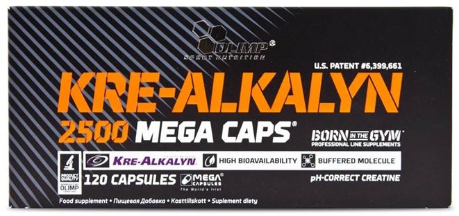 Olimp Sport Nutrition Kre-Alkalyn 2500 - 120 Caps - Creatine Capsules