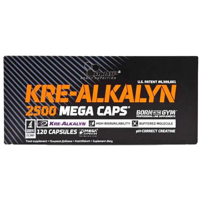 Olimp Sport Nutrition Kre-Alkalyn 2500 - 120 Caps - Creatine Capsules