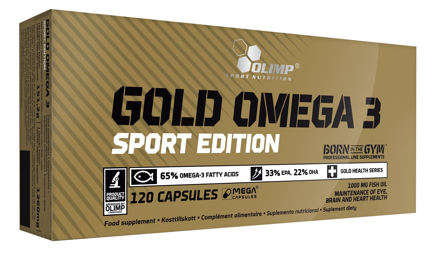 Olimp Sport Nutrition Gold Omega 3 - 120 Caps - Omega Capsules
