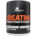 Black and white Olimp Sport Nutrition Creatine Monohydrate Powder 250g for muscle strength
