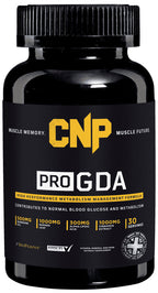 Black CNP PRO GDA bottle with banaba leaf and alpha lipoic acid for healthy glucose