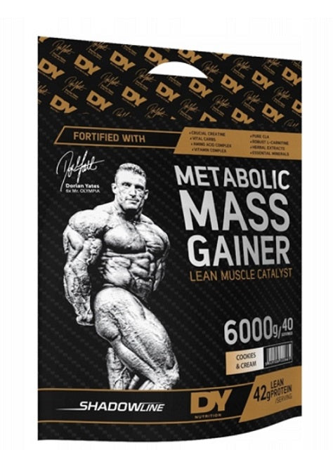 DY Nutrition Metabolic Mass - 6kg / Cookies and Cream - All-In-One Gainer Powder