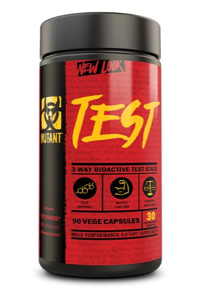 Mutant Test 90 Caps - 90 Vege Caps - Testosterone Booster Capsules
