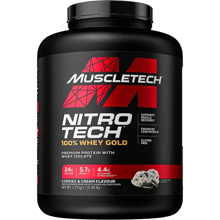 Muscletech Nitro Tech 100% Whey Gold - Whey Protein Powder