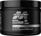 Black tub of Muscletech Platinum 100% Creatine Monohydrate for high-intensity exercise