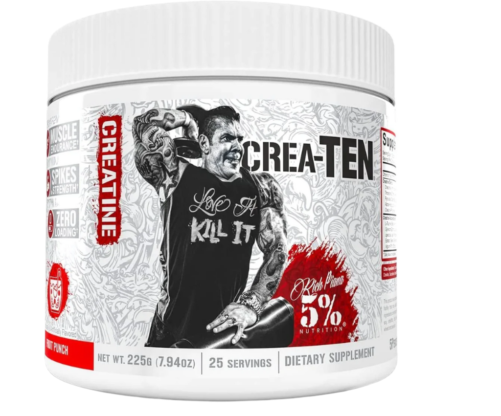 Rich Piana 5% Nutrition CREA-TEN Legendary Series - Creatine Powder