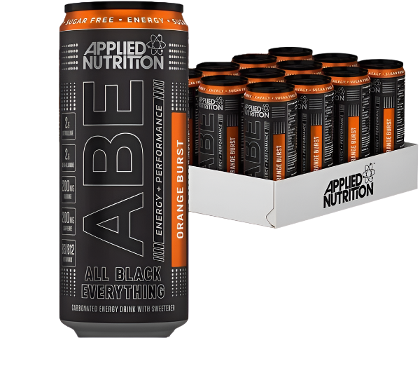 Applied Nutrition ABE (All Black Everything) Carbonated Can - Energy Ready-to-Drinks