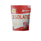 Red and white CNP Isolate pouch with strawberry-flavored whey protein isolate and amino acids
