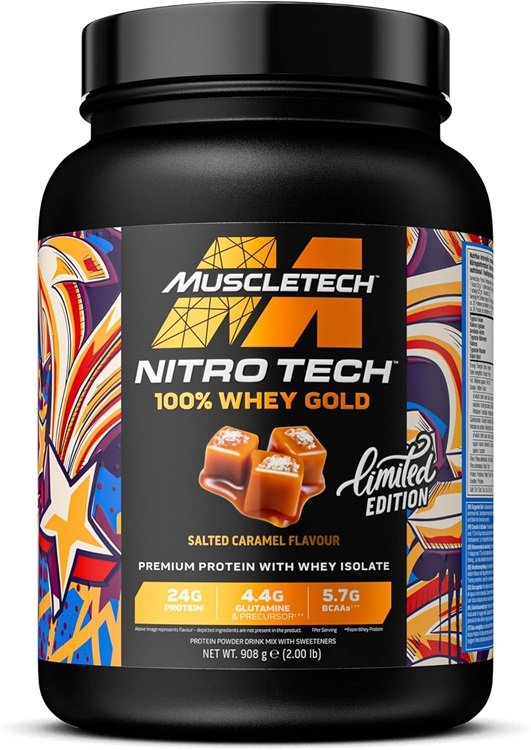 Muscletech Nitro Tech 100% Whey Gold - Whey Protein Powder