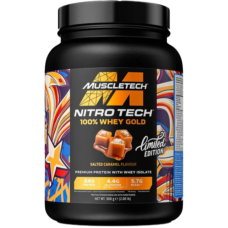 Muscletech Nitro Tech 100% Whey Gold - Whey Protein Powder