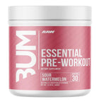 Raw Nutrition Essential PRE sour watermelon tub with beta alanine to fight fatigue
