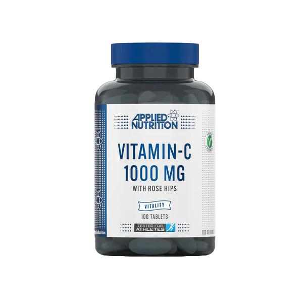 Applied Nutrition VITALITY - Vitamin C 1000MG & ROSE HIPS 100 Veg Caps - 100Veg Caps - Vitamin C