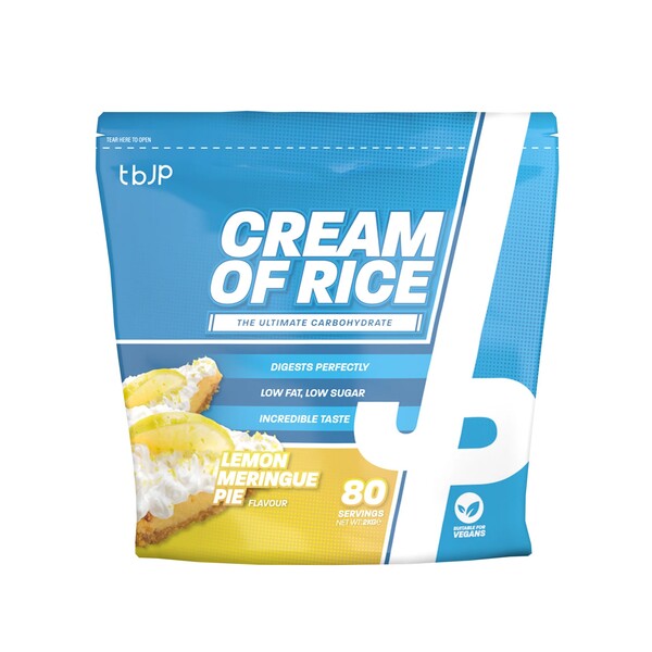 Trained By JP Cream Of Rice - 2kg / Lemon Meringue - Cream of Rice Powder