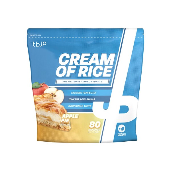 Trained By JP Cream Of Rice - 2kg / Apple Pie - Cream of Rice Powder
