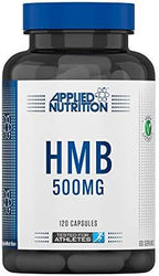 Applied Nutrition HMB 500MG supplement in plant-based veggie capsules with branched chain amino acid