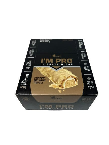 Olimp Sport Nutrition I’m Pro Protein Bars - 15x40g / Coffee Delight - Protein Bars