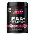 Black tub of Muscletech Platinum EAA support protein synthesis and replenish electrolytes