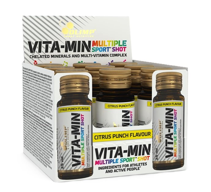 Olimp Sport Nutrition Vita-Min Multiple Sport Shot - 9x25ml / Citrus