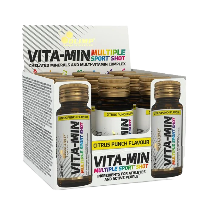 Olimp Sport Nutrition Vita-Min Multiple Sport Shot - 9x25ml / Citrus