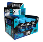 Warrior RAGE Energy Shots - 12x60ml / Blue Raspberry - Pre-Workout Shots
