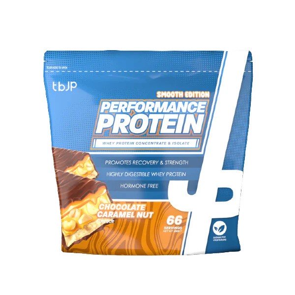 Trained By JP Performance Protein - 2kg / Chocolate Caramel Nut - Whey Protein Powder