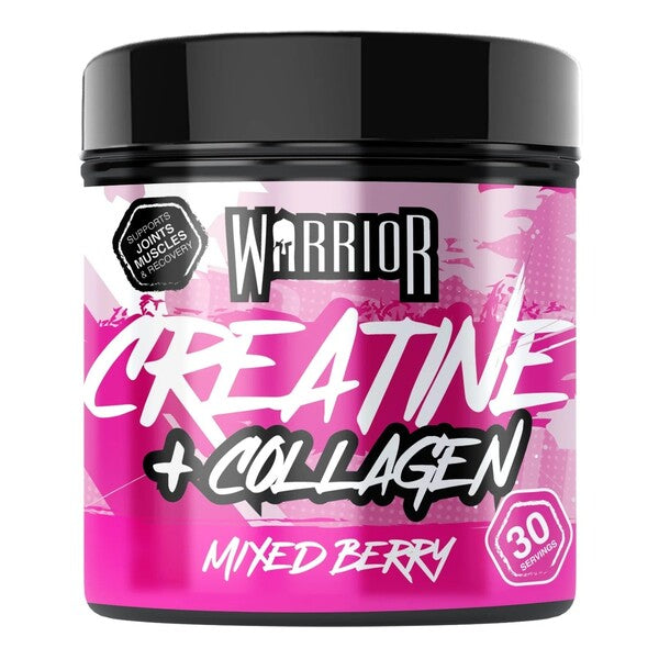 Warrior Creatine Plus Collagen - 270g / Mixed Berry - Creatine Powder