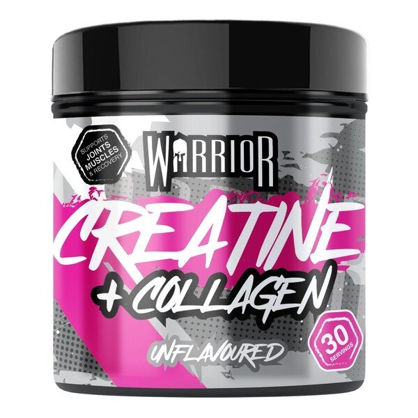 Warrior Creatine Plus Collagen - 270g / Unflavoured - Creatine Powder