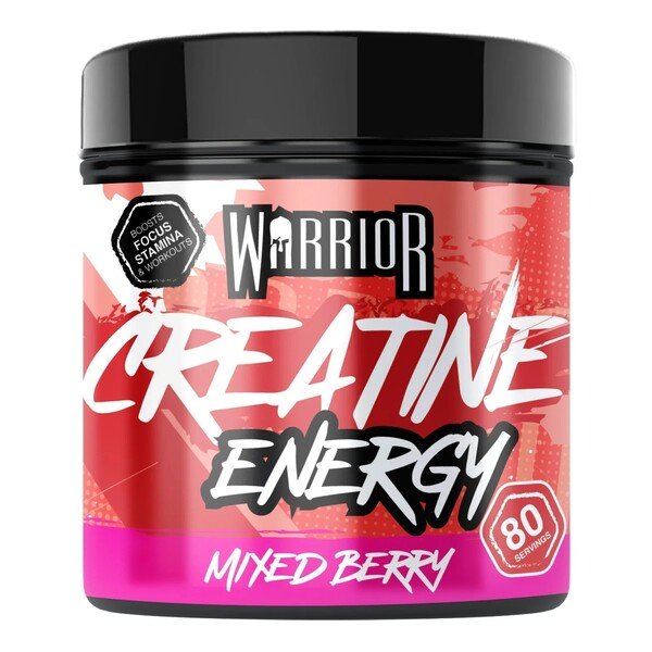 Warrior Creatine Plus Energy - 360g / Mixed Berry - Creatine Powder