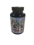 Black Alpha Neon Glycoswole bottle with holographic label, supports healthy blood sugar