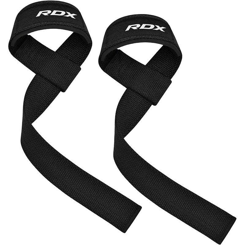 RDX Gym Single Strap Plus with black wrist straps and wicking properties for rdx training weight