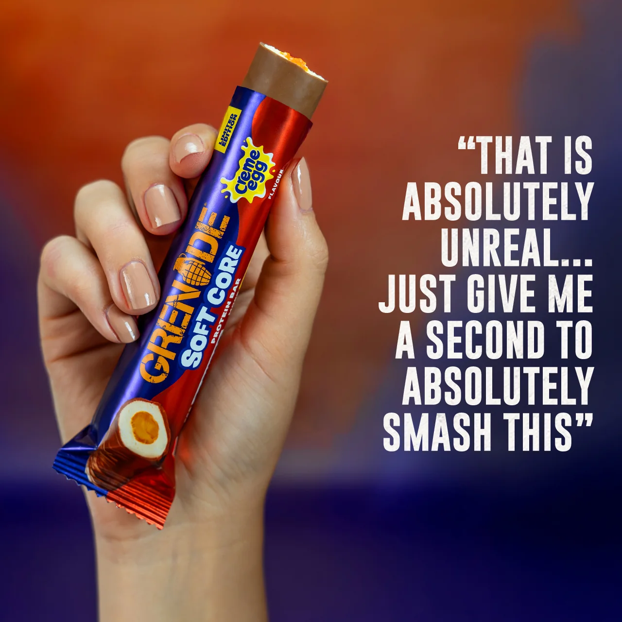 Grenade Soft Core Creme Egg Protein Bar 18x45g - MyGymSupplements