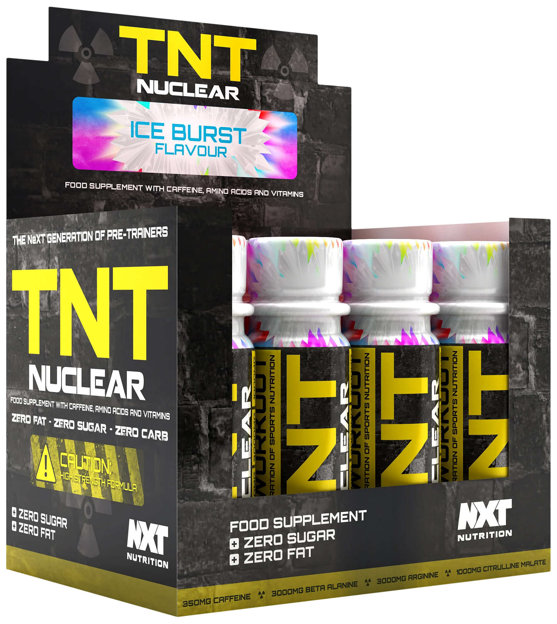 NXT Nutrition TNT Nuclear Shots 12x60ml - MyGymSupplements