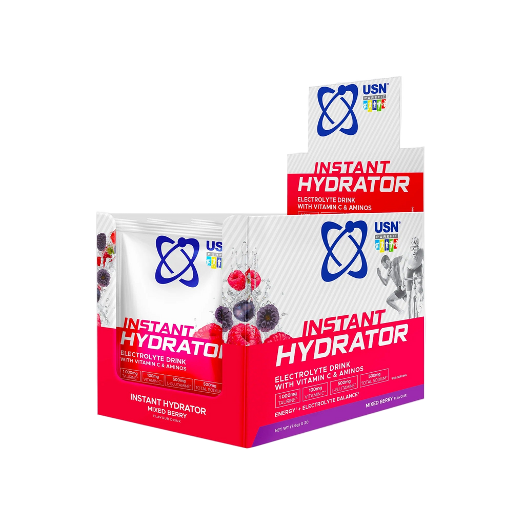 USN Instant Hydrator 20x7.6g | Advanced Electrolyte & Amino Recovery Drink - MyGymSupplements