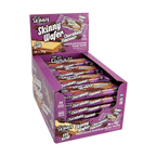 Box of The Skinny Food Co Zero Sugar Wafers with chocolate flavor, two unique treats