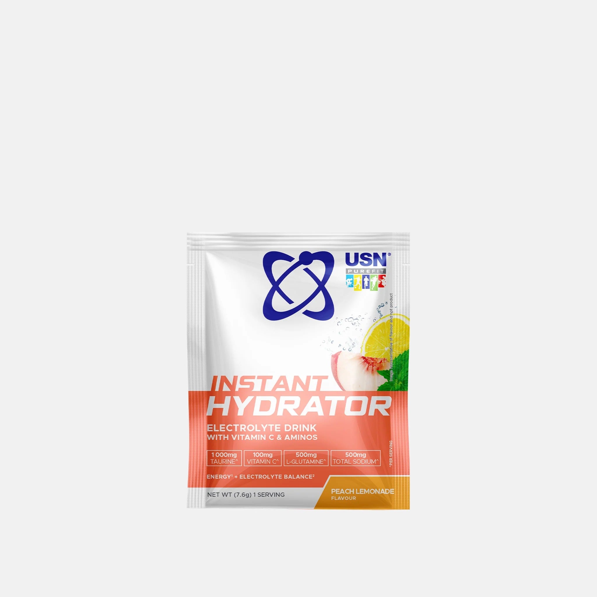 USN Instant Hydrator 20x7.6g | Advanced Electrolyte & Amino Recovery Drink