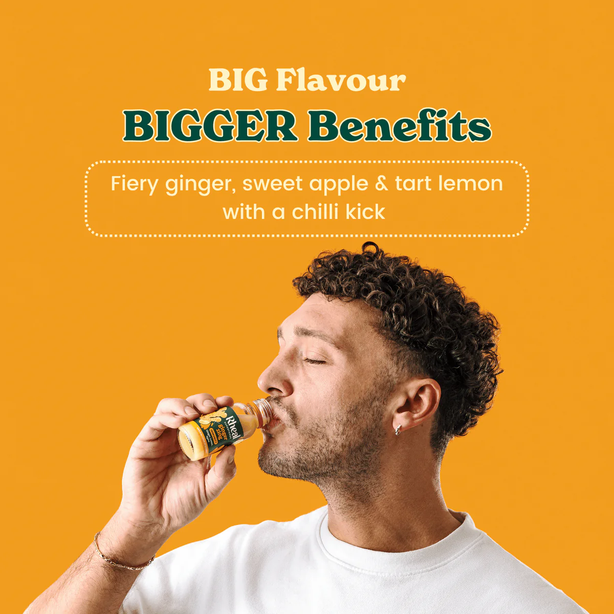 Rheal Superfood Ginger Zing Immunity Shot 14x60ml - MyGymSupplements