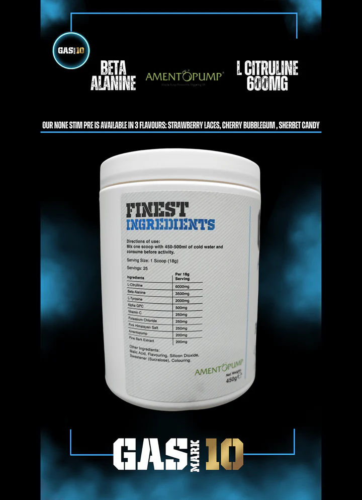 Gas Mark 10 Pitbull Pump Pre Workout